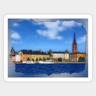 Riddarholmen islet, Stockholm, Sweden Sticker